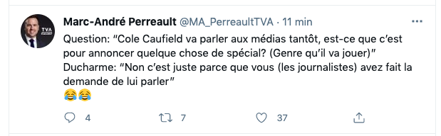 Dominique Ducharme se FOUT de la GUEULE des journalistes...