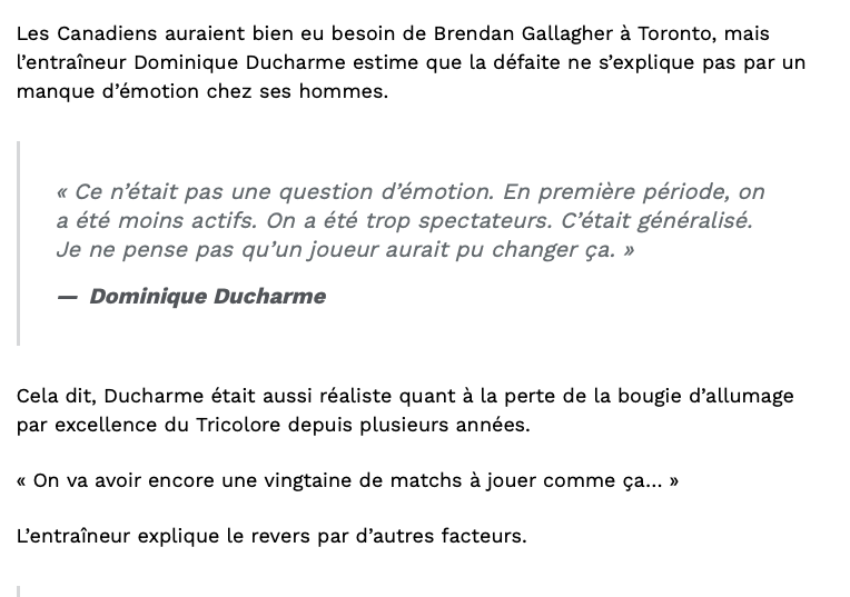 François Gagnon RAMASSE Dominique Ducharme!!!