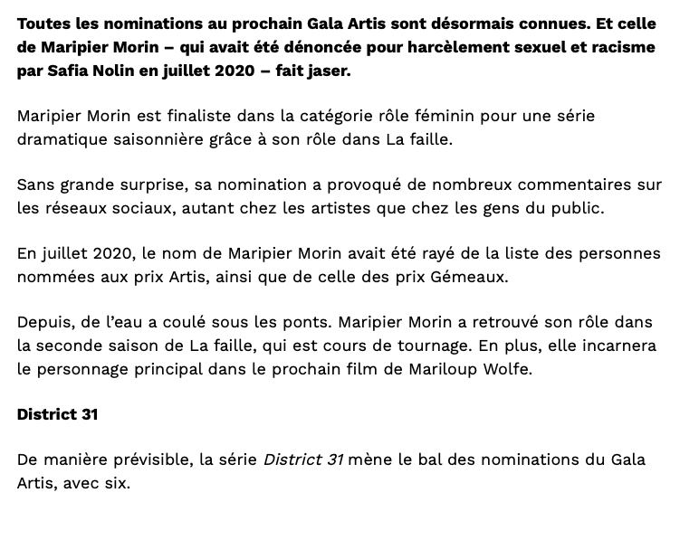 L'échec de TVA, la chute de Quebecor, la nomination de Maripier Morin...