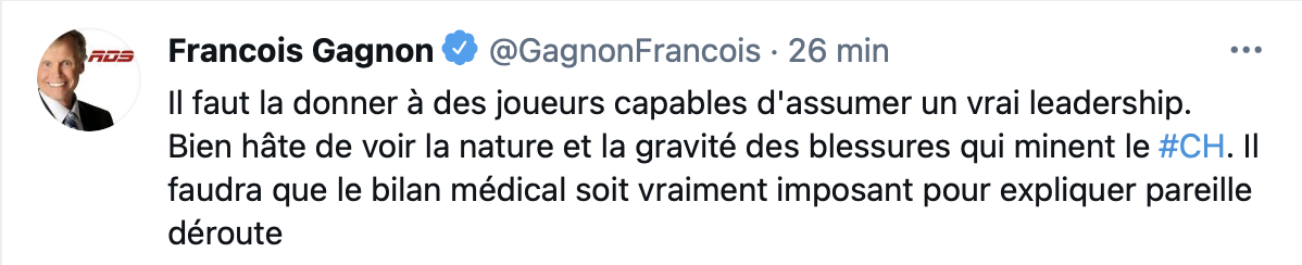 François Gagnon donne des munitions à Bergevin...