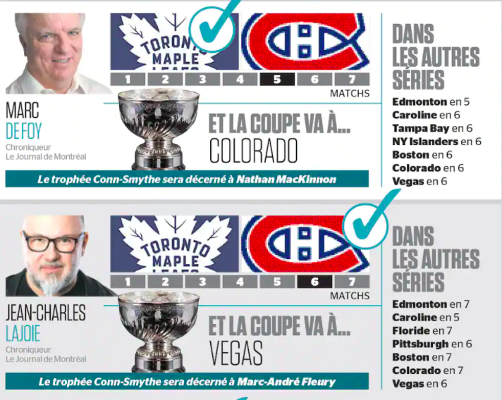 Jean-Charles Lajoie affirme que le CH va éliminer les Leafs...