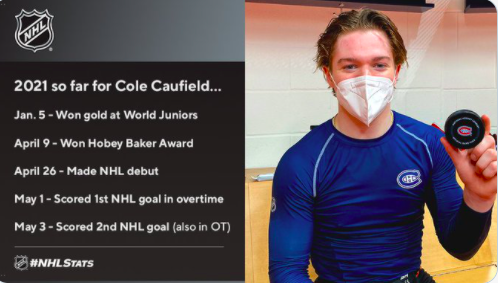 Le 91,9 Sports veut le SCOOP de Cole Caufield...