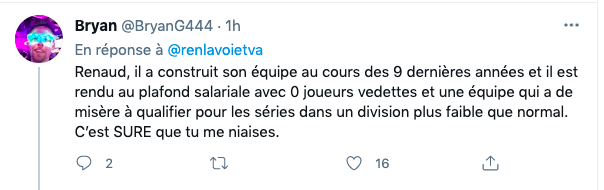 Renaud Lavoie DÉTRUIT sur les réseaux sociaux....