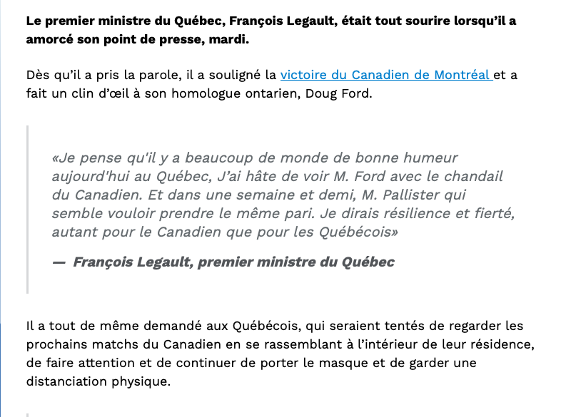 HAHA!! Le PREMIER MINISTRE du Québec te lance un message!!!!