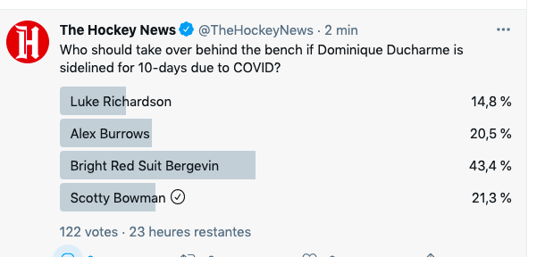 Les fans du CH veulent Marc Bergevin et son SUIT ROUGE...