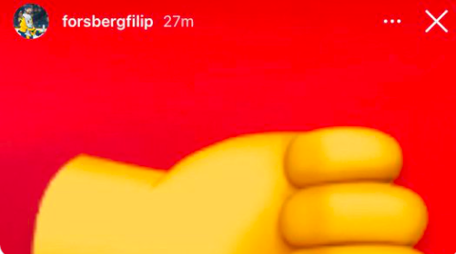 Filip Forsberg est en FURIE sur INSTAGRAM!!!