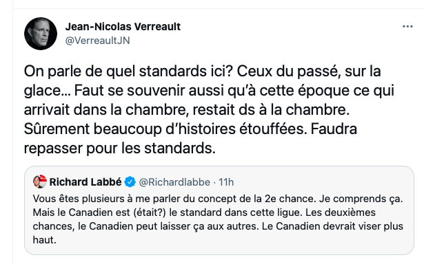 Jean-Nicolas Verreault REJETTE Richard Labbé!!
