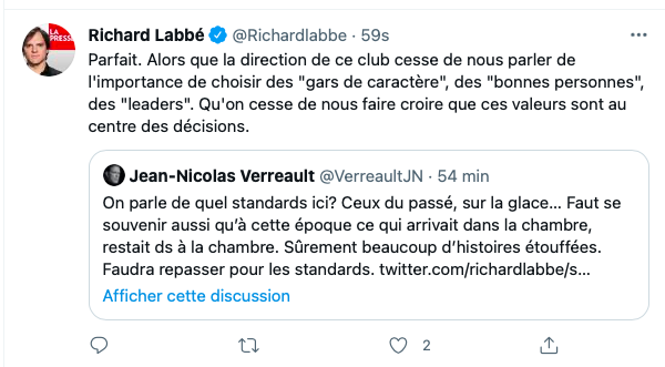 Jean-Nicolas Verreault REJETTE Richard Labbé!!