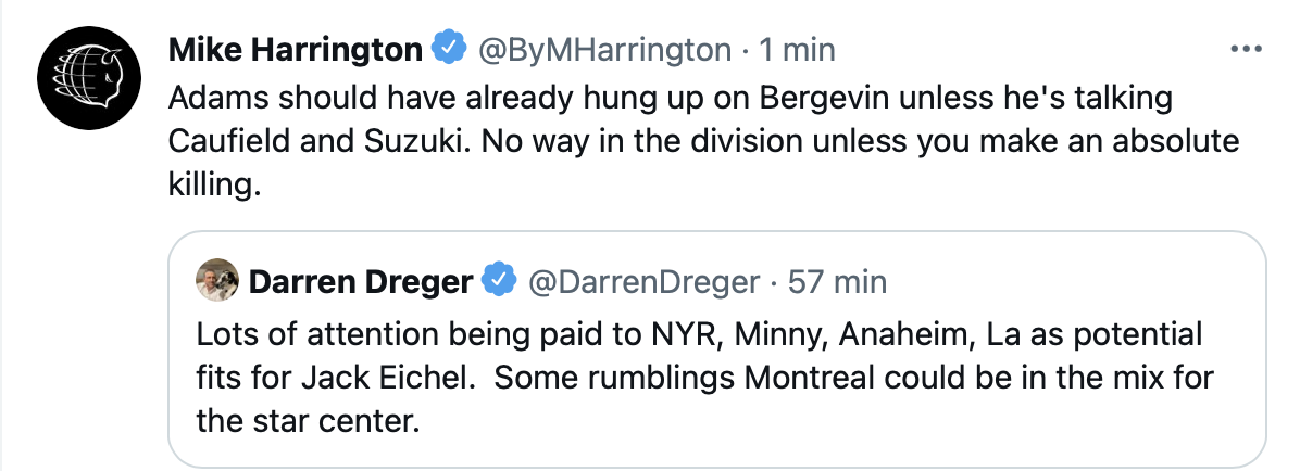 Le DG des Sabres a raccroché la ligne au nez, de Marc Bergevin...