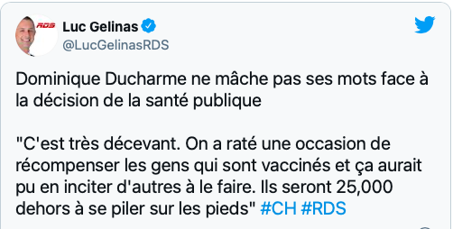 Le journaliste GRINCHEUX de la PRESSE...Rejette Dominique Ducharme et le CH...