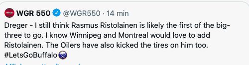 Rasmus Ristolainen encore envoyé à Montréal!!!!!