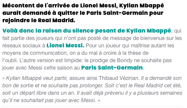 Lionel Messi fait PÉTER à une COCHE à Kylian Mbappé....