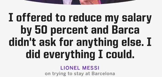 Lionel Messi...et les larmes de CROCODILE...