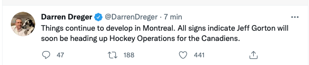 Darren Dreger confirme la nomination du NOUVEAU PRÉSIDENT du Canadien de Montréal...