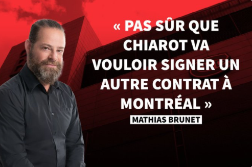 Ben Chiarot: Mathias Brunet vient de WAKE UP!!!