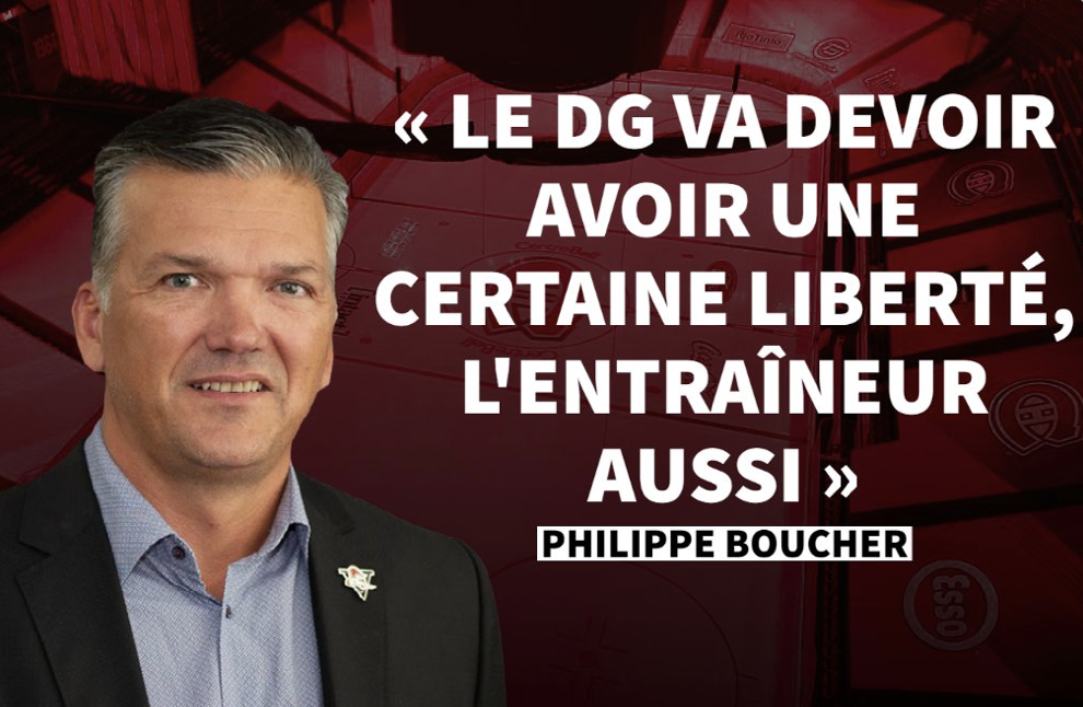 Philippe Boucher pense que le DG sera la marionnette de Jeff Gorton...