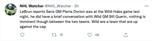 Pierre Dorion épie Tyler Toffoli?