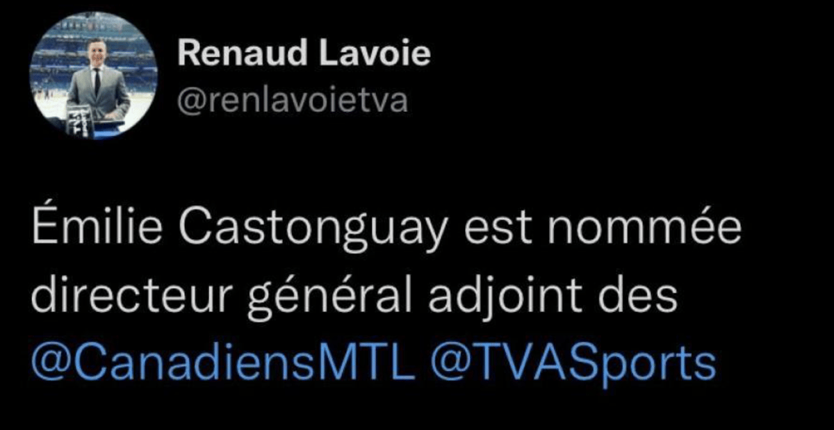 Renaud Lavoie envoie Émilie Castonguay à Montréal !!!