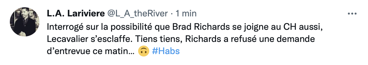 Brad Richards, le prochain à débarquer à Montréal !!!