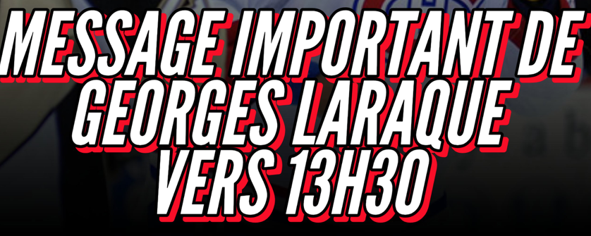 Georges Laraque va lâcher une BOMBE à 13h30...