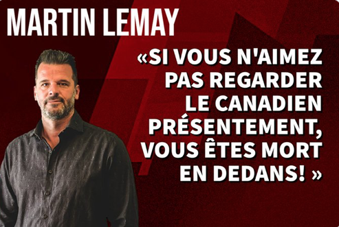 Mais de quoi parle Martin Lemay????? 