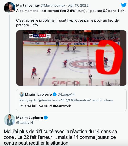 HAHA!! Du gros BEEF entre Martin Lemay et Maxime Lapierre!!