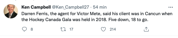 SCANDALE D'AGRESSION: Victor Mete....