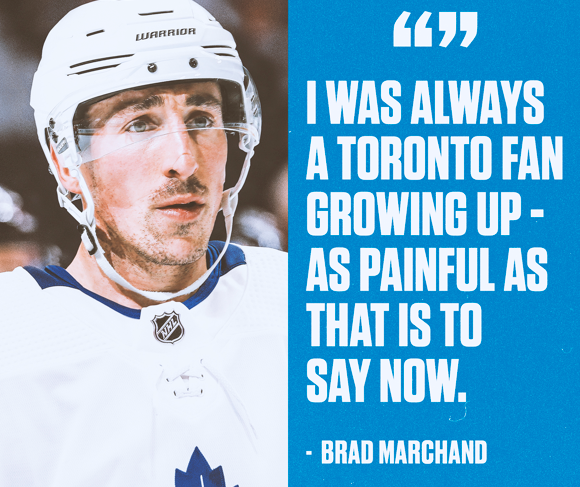 Toronto veut Brad Marchand! On offre Gallagher! HAHA!!