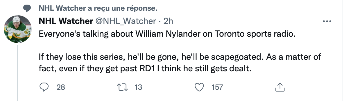 William Nylander se fait INSULTER sur toutes les lignes ouvertes de Toronto...