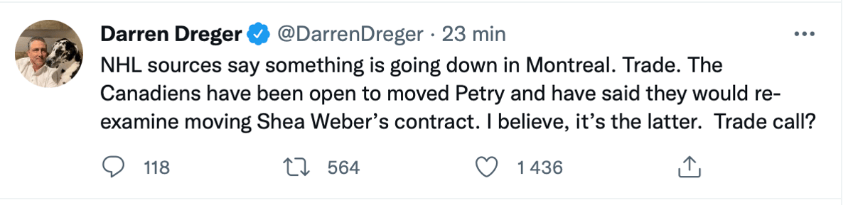 Jeff Petry sur le point d'être échangé?