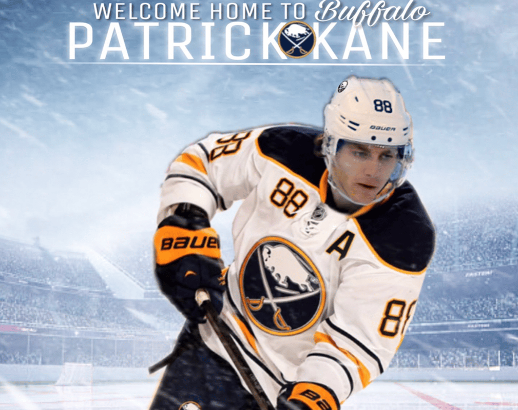 Le nom de Patrick Kane EXPLOSE à Buffalo...