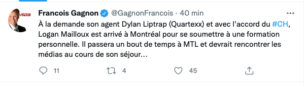 Logan Mailloux à Montréal...pour devenir un MEILLEUR HOMME!!!