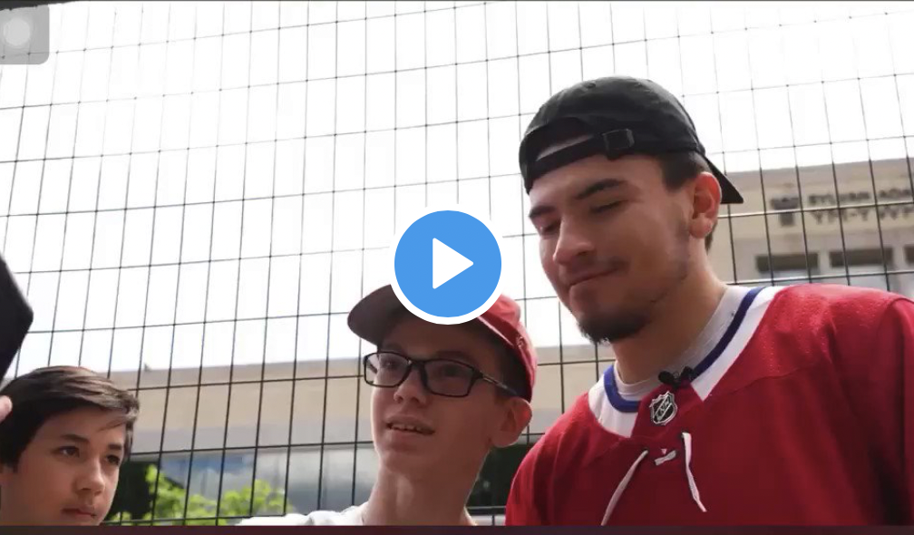 Vidéo: La face de Nick Suzuki...AYOYE!!!
