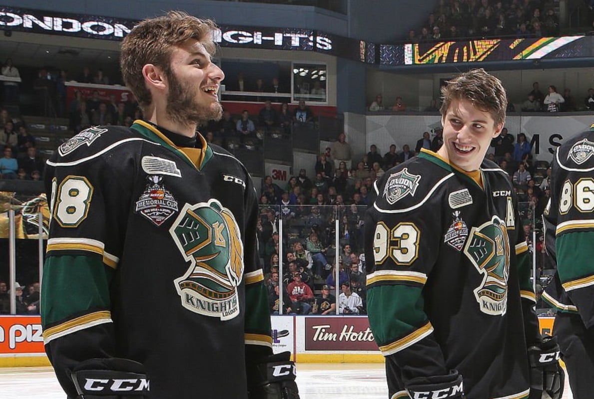 Victor Mete et Mitch Marner ... Bros for Life