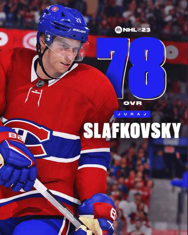 NHL23 sous-estime Juraj Slafkovsky et le défigure!!!
