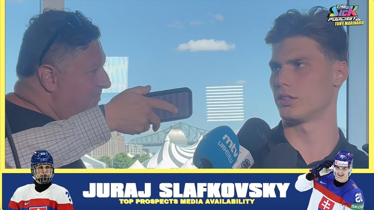 Tony Marinaro ne mâche pas ses mots...Juraj Slafkovsky n'avait pas l'air d'un joueur de la LNH...