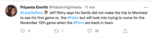 Jeff Petry ne voulait pas amener sa famille à Montréal...