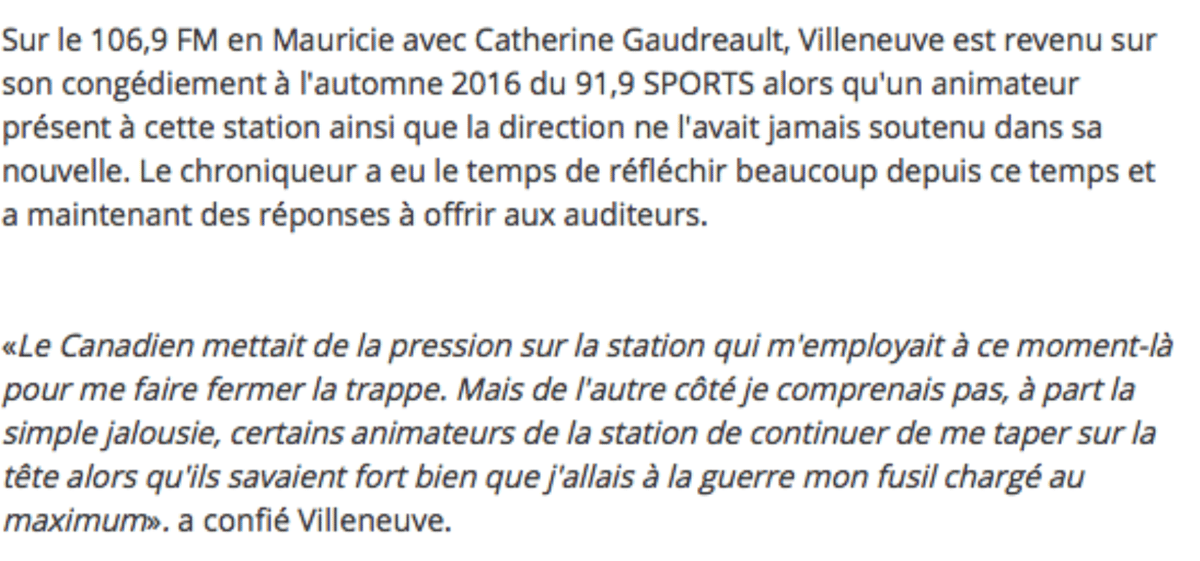 SCANDALE: Jean-Charles Lajoie et Michel Therrien ont MANIGANCÉ le CONGÉDIEMENT de Michel Villeneuve!!