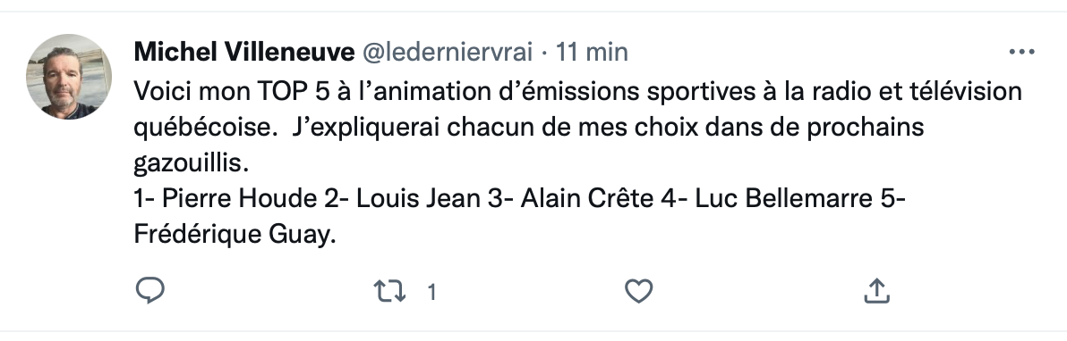 Jean-Charles Lajoie EXCLU du TOP 5...