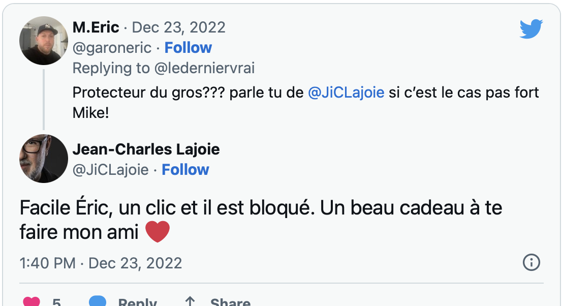 Jean-Charles Lajoie RÉPLIQUE à Michel Villeneuve: la GUERRE fait RAGE...
