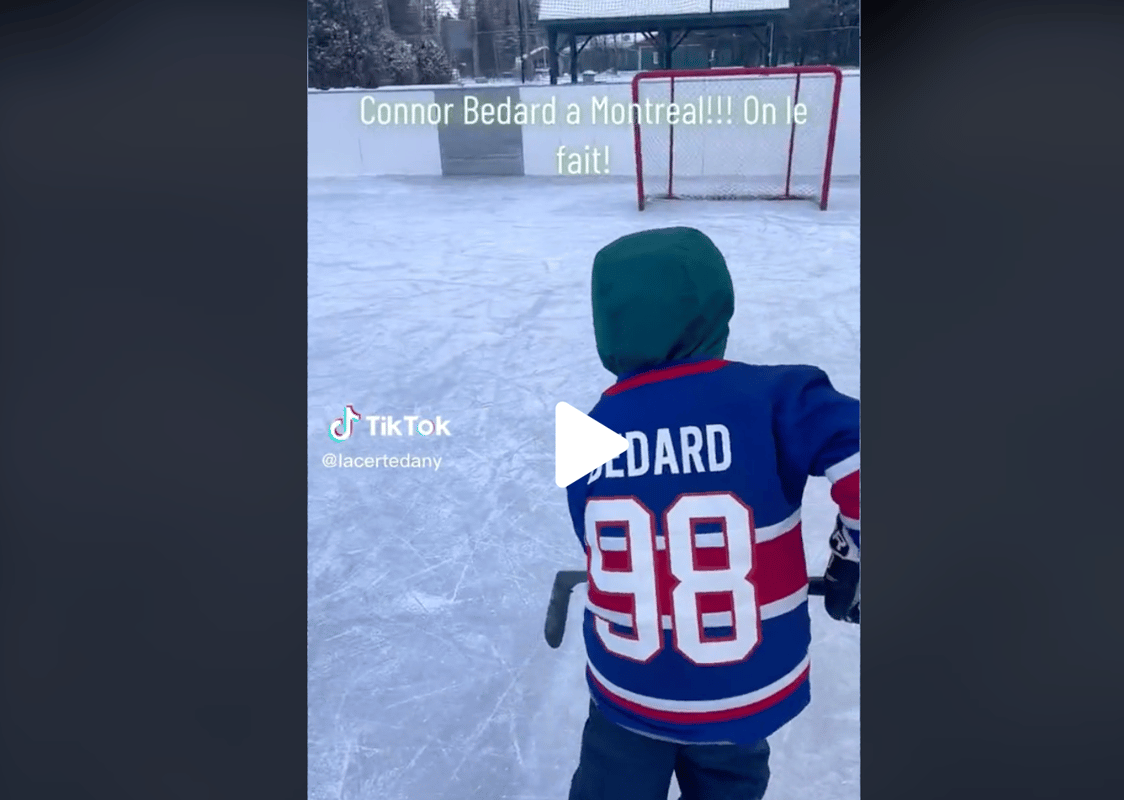 Vidéo:  Connor Bedard à Montréal...C'est rendu tellement BIG..