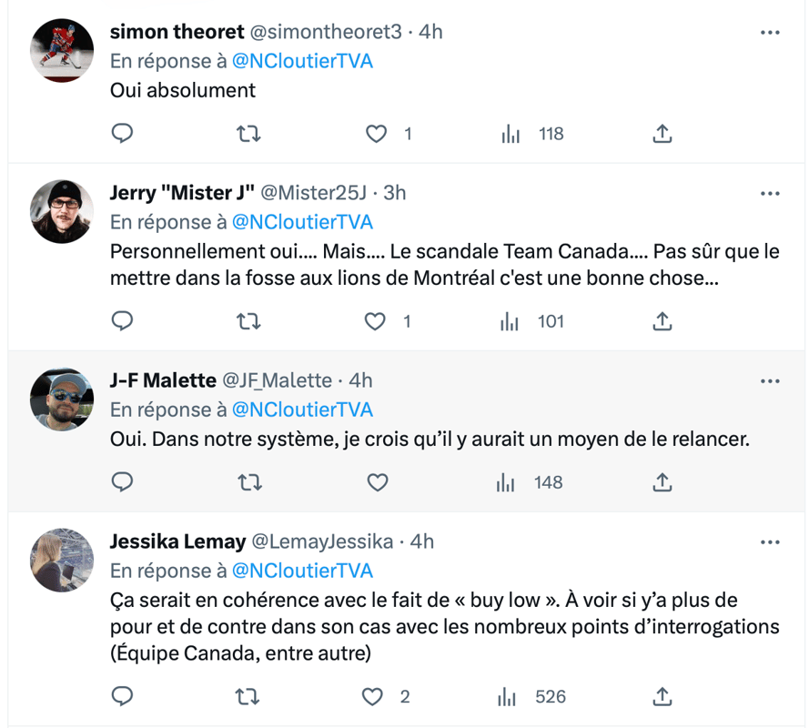 Maxime Comtois à Montréal? Kent Hughes a PEUR du SCANDALE de TEAM CANADA 2018?