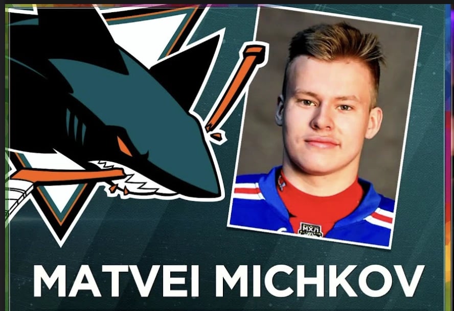 Le DG des Sharks fait une révélation sur Matvei Michkov