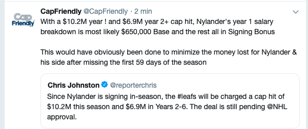 10,2 M$ sur la masse cette année...Nylander ne perd pas de CASH!!!!!