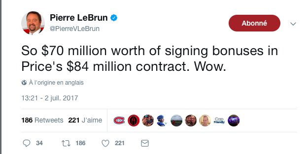 70 M$ en BONUS de SIGNATURE!!!!!