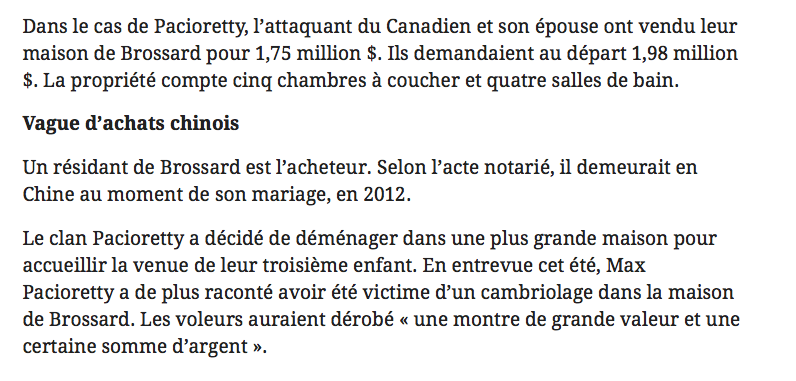  À cause de Markov, Pacioretty et la CLIQUE de CANDIAC...