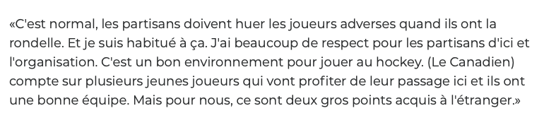 À chaque fois que Ti-Claude VISE publiquement ses joueurs..