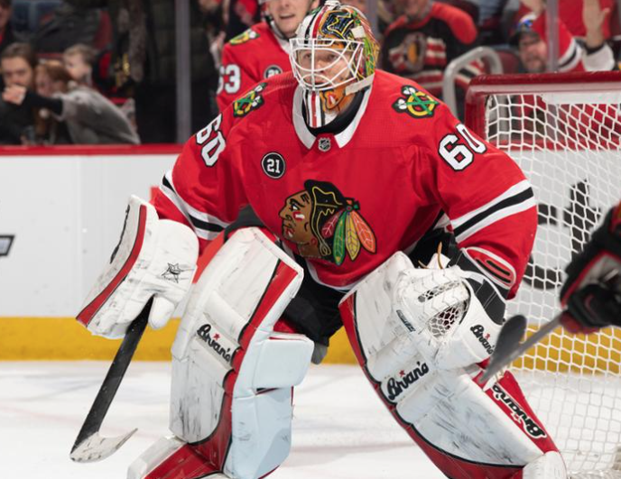 À la place de Corey Crawford plus tôt que prévu ?