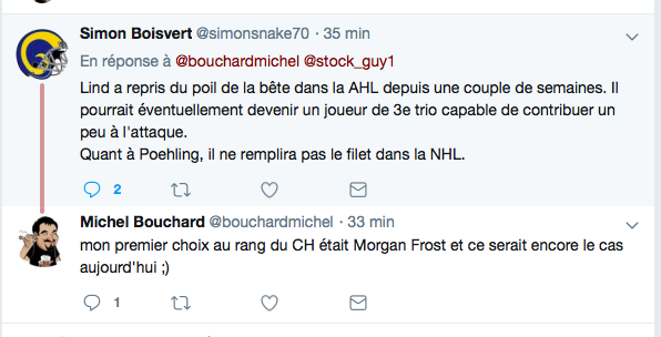 À la place de Ryan PLOMBIER Poehling.