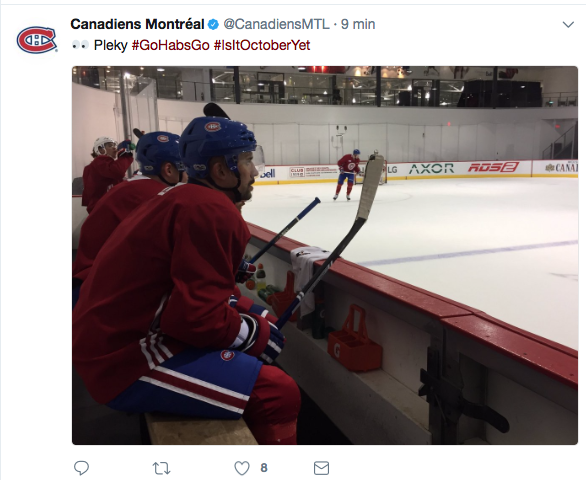 À quoi pense Plekanec?